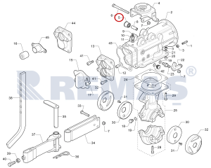 Elastik Burcu ANTRAC 200 - 270 - 350 - 360 Çapa Makineleri