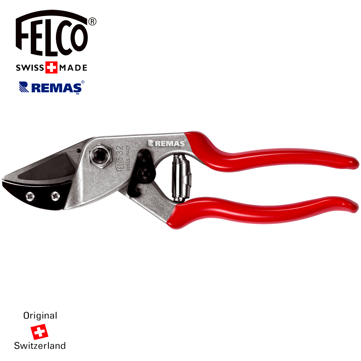 Felco 32 Budama Makası 27 cm Sağ Sol El Anvil Ağaç Asma Bahçe Makası