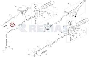 Geri Vites Teli Antrac 200 Çapa Makinesi Uyumlu