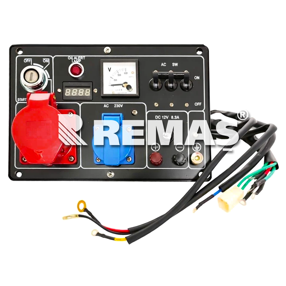 Ön Panel Trifaze Açık Şase 5.5 kVA - 6.5 kVA Dizel Genset