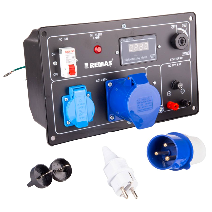 Ön Panel Monofaze Açık Şase Dizel Genset