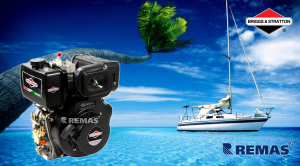 Briggs & Stratton XR186FA Marşlı Şarjlı 10 HP Baysan Şanzımanlı Dizel Deniz Motoru