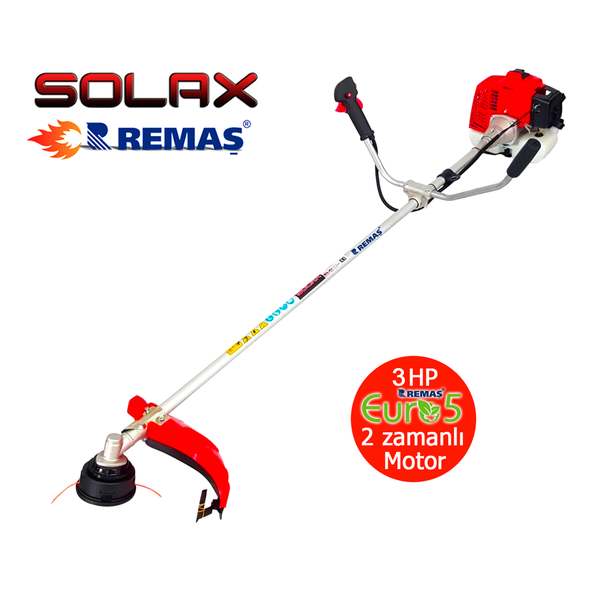 Solax CG TC-64 32 mm 3 HP Benzinli Motorlu Yan Tırpan