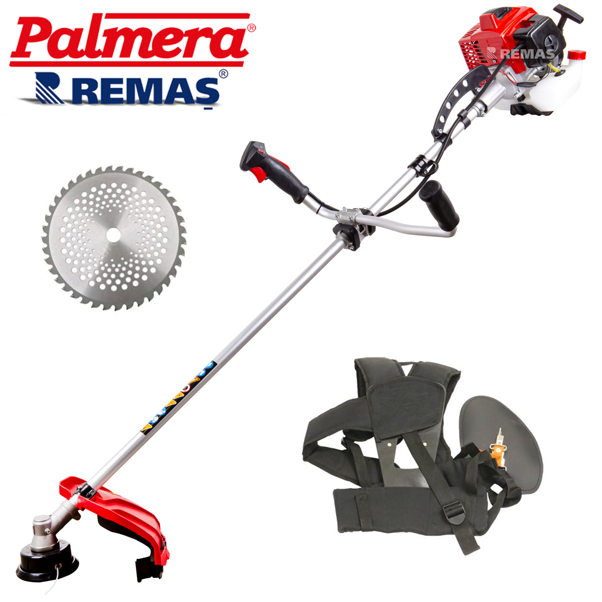 Palmera CG63 Benzinli Motorlu 3.1 HP Yan Tırpan Ot Çalı Tırpanı