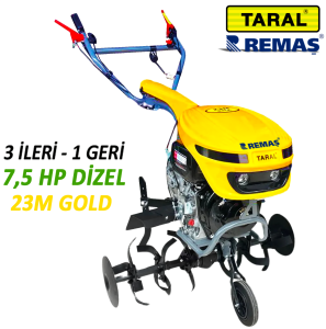 TARAL 23 M GOLD 178 FD Marşlı 7,5 HP 3 ileri - 1 geri Şanzımanlı Dizel Çapa Makinası