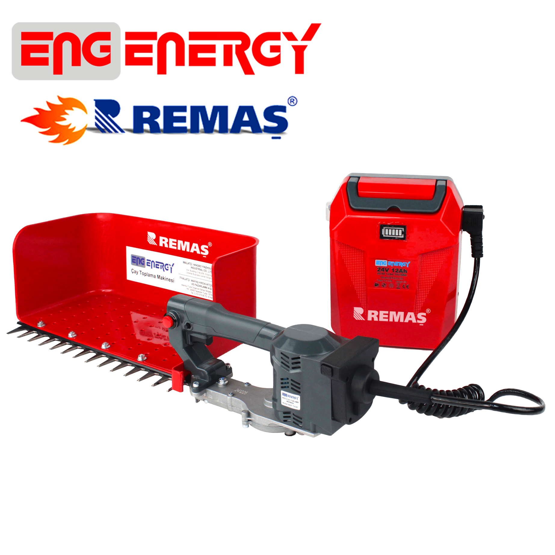 Energy MAP TH-30 Akülü Şarjlı Sepetli Çay Toplama Makinesi