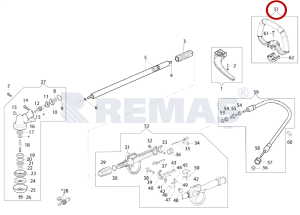 Pilot Kol OLEOMAC BCF530 - BCI530S Tırpanlar