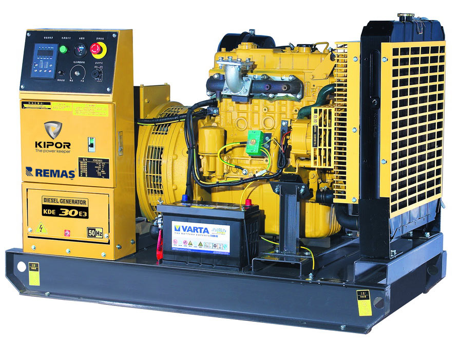 Kipor KDE 30E3 Trifaze Açık Şase 30 kVA Dizel Jeneratör