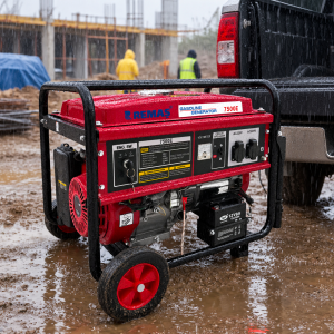Remaş RM 7500 E Monofaze Marşlı 8 kVA Benzinli Jeneratör