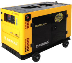 Kama KDK 15000 SC Marşlı 15 kVA Monofaze Kabinli Dizel Jeneratör