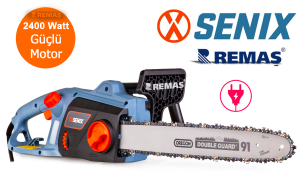 Senix CSE24-M-EU Elektrikli Motorlu Testere 2400 Watt Ağaç Odun Kesme Makinesi