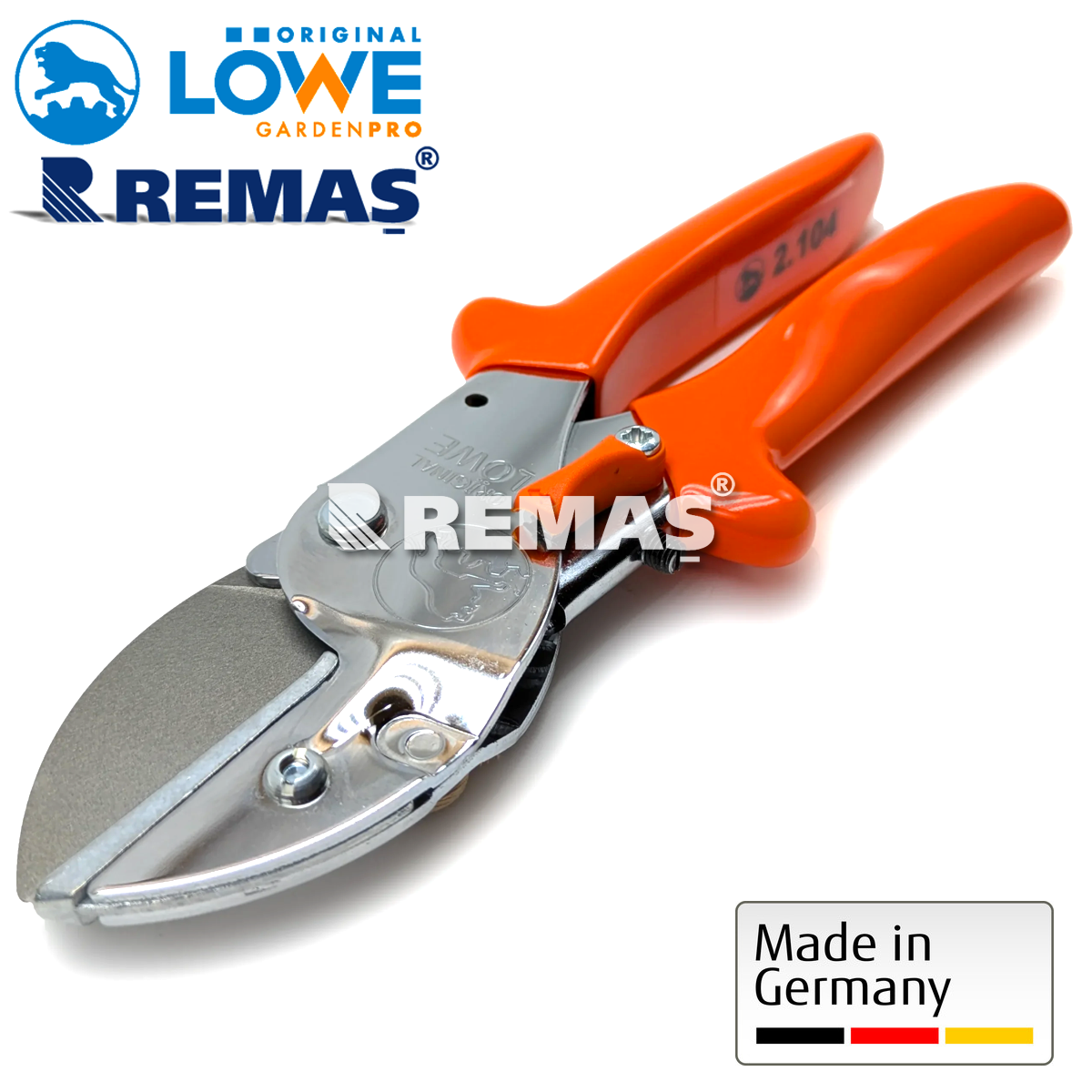 LÖWE 2 Anvil 2.104 - 2.107 Ayarlanabilir Bıçak Örs Tip 22 mm Budama Makası