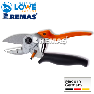 LÖWE 7 Anvil 7.109 Kavisli Bıçak Döner Sap Hybrid Tip 22 mm Budama Makası