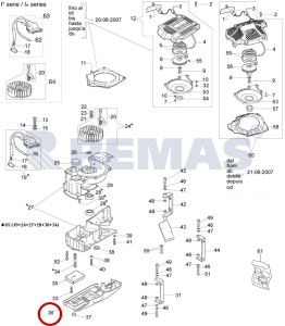 Balata Yuvası Yatağı OLEOMAC MTL85 Burgu Makinesi