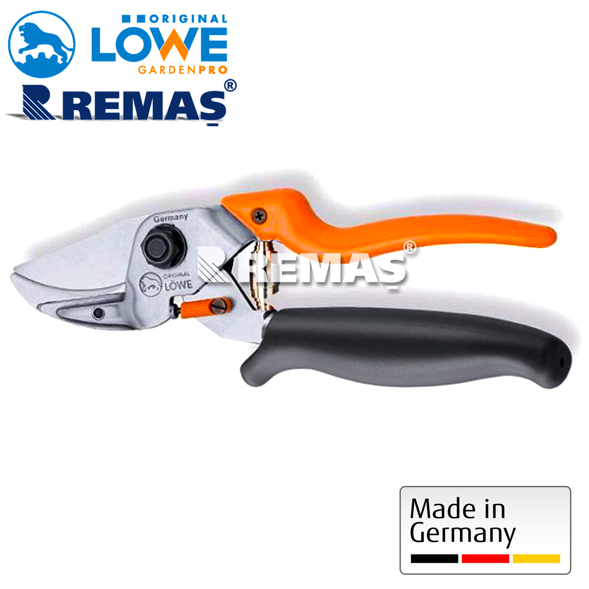 LÖWE 8 Anvil 8.109 Döner Saplı Hybrid Tip 25 mm Budama Makası