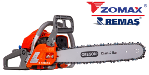 Zomax ZMC5566 EURO5 Benzinli Motorlu Testere Ağaç Odun Kesme Makinası