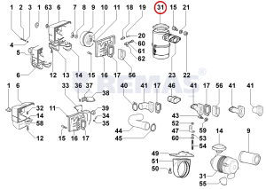 Hava Filtresi Komple LOMBARDINI 15LD315 - 15LD350 - 15LD400 - 15LD440 Motor