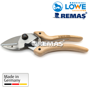 LÖWE 6 Anvil N6.107 Hybrid Ahşap Sap 25 mm Premium Budama Makası