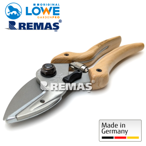 LÖWE 6 Anvil N6.107 Hybrid Ahşap Sap 25 mm Premium Budama Makası