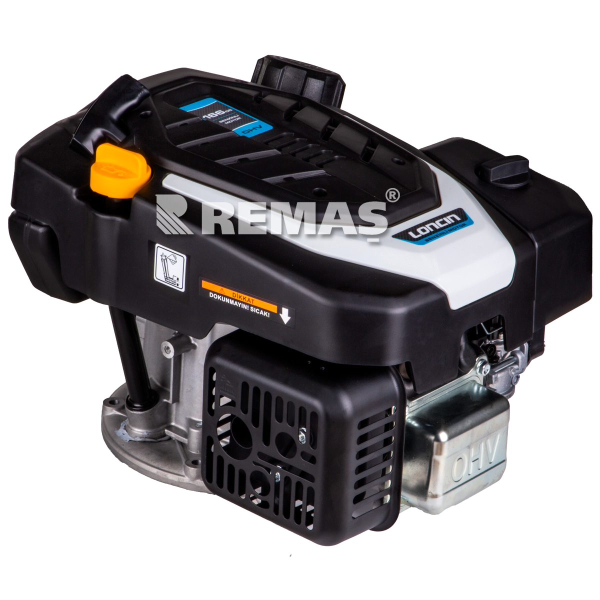 Loncin CV170-2 İpli 196 cc Kamalı  22 x 60 mm Dikey Milli Benzinli Motor
