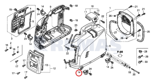 Lastik Takoz Şase Alt HONDA EU10 i Benzinli İnvertörlü Genset
