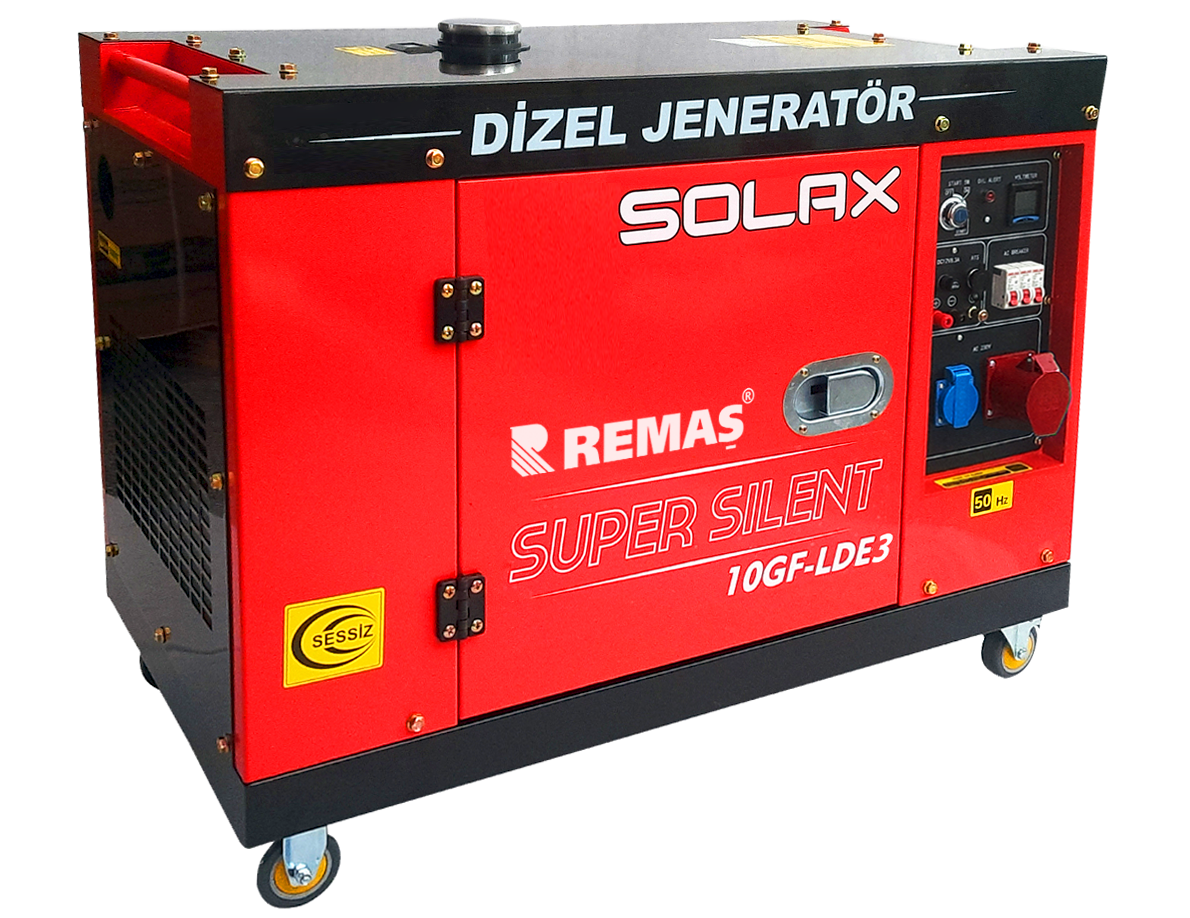Solax 10GF-LDE3 Marşlı Trifaze 10 kVA Kabinli Dizel Jeneratör