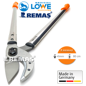 LÖWE 22 Anvil 22.080 Profesyonel 80 cm Kalın Dal Budama Makası