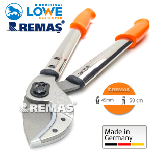 LÖWE 22 Anvil 22.050 Profesyonel 50 cm Kalın Dal Budama Makası