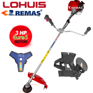 Lohuis Remaş CG63 Benzinli Motorlu 3 HP Yan Tırpan Ot Çalı Tırpanı