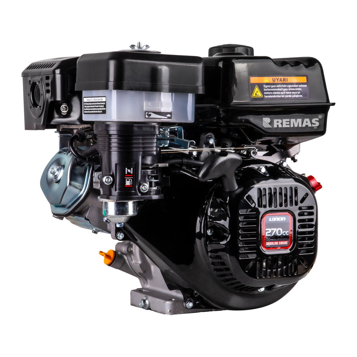 Loncin G270F-A EUR5 İpli 9 HP Yatay Milli Kamalı Benzinli Motor