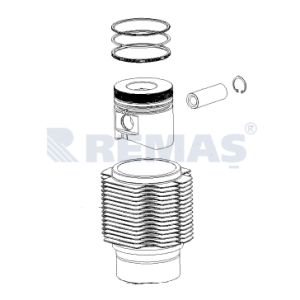 Silindir Piston Segman Set Komple Standart ANTOR 3LD510 Dizel Motor