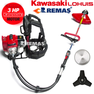 Kawasaki Lohuis TJ53E BG522 Sırt Tip 3,0 HP Benzinli Motorlu Tırpan