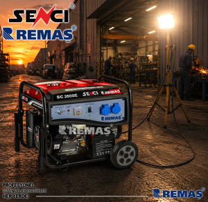 Senci SC 3500 E Monofaze 3.5 kVA Benzinli Jeneratör
