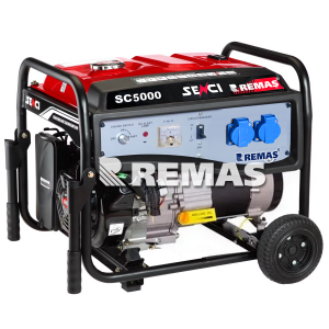 Senci SC 5000 İpli 5 kVA Monofaze Benzinli Jeneratör