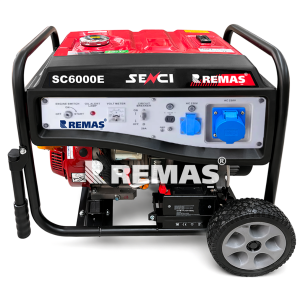 Senci SC 6000 E Monofaze 6 kVA Benzinli Jeneratör