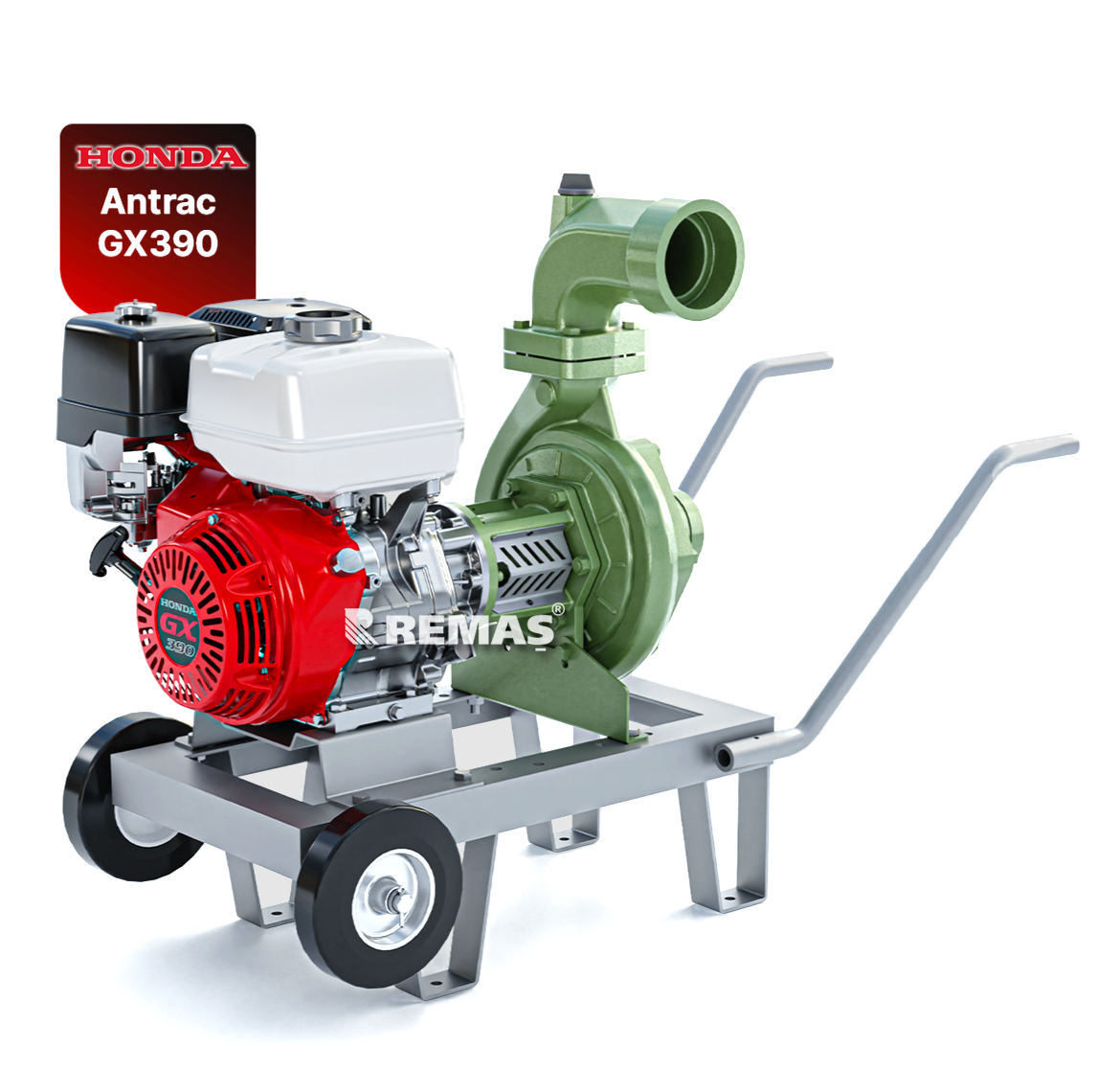Antrac GX390 İpli 4'' inç Honda Motorlu Benzinli Motopomp Su Motoru