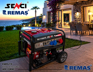 Senci SC 11000 TE Dual 11 kVA Monofaze - Trifaze Benzinli Jeneratör