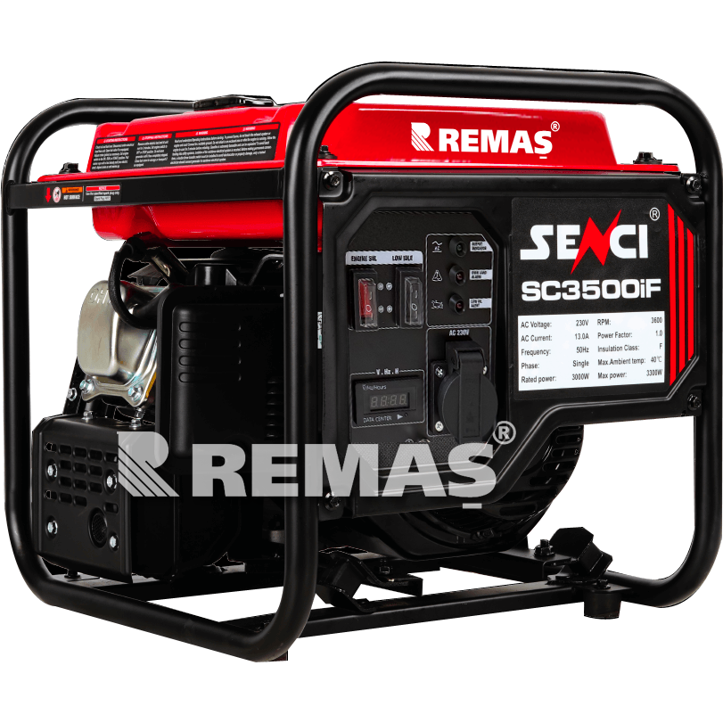 Senci SC 3500 iF İpli Inverter 4 kVA Monofaze Benzinli Jeneratör