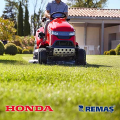 Honda HF 2625 HMEH Çim Biçme Traktörü ( 25 HP - OHV - 350 Litre Sepet - 122 cm Bıçaklı )