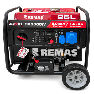Senci SC 8000 iV Marşlı Inverter 8 kVA Monofaze Benzinli Jeneratör