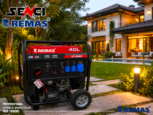 Senci SC 12000 iV Marşlı Inverter 13 kVA Monofaze Benzinli Jeneratör
