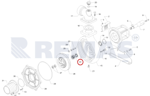Mekanik Keçe - Salmastra LY3 Model Motopomp ANTOR 3LD510 - 4LD640 - 4LD820