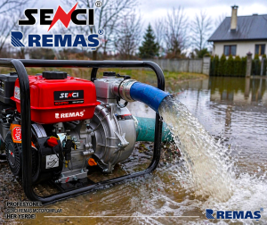 Senci SCWP50 İpli 2'' inç Motopomp Benzinli Su Motoru
