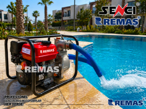 Senci SCWP50 İpli 2'' inç Motopomp Benzinli Su Motoru