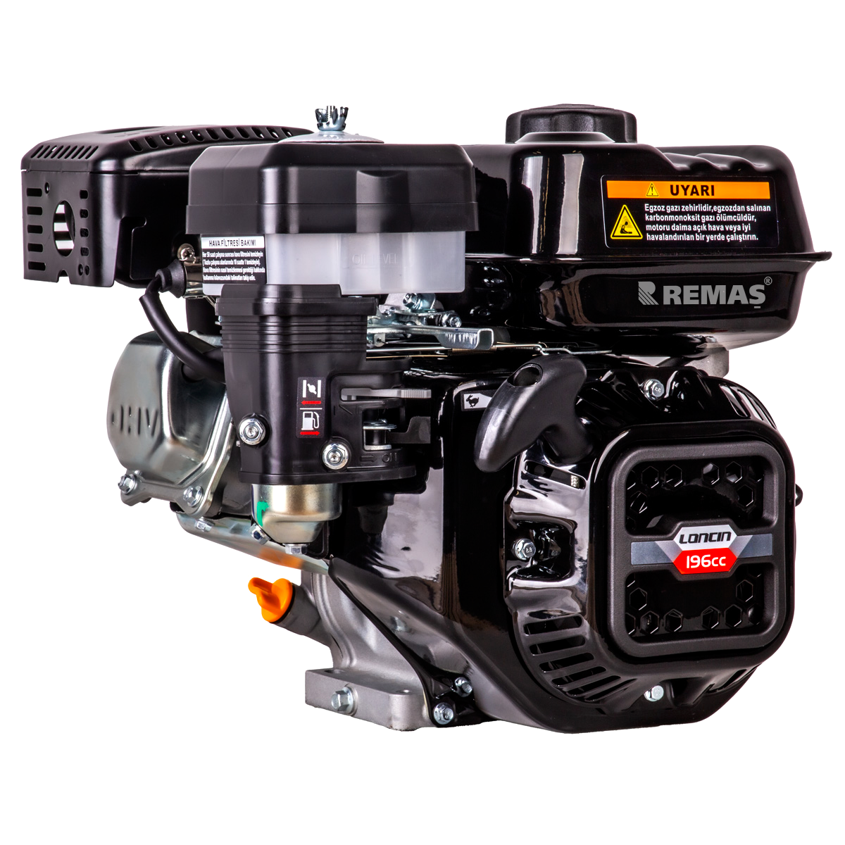 Loncin G200F-A10 EUR5 İpli 6.5 HP Çapa Tipi 19 mm Benzinli Motor