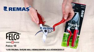 Felco 10 Budama Makası 21 cm Sol El By-Pass Ağaç Asma Bahçe Makası