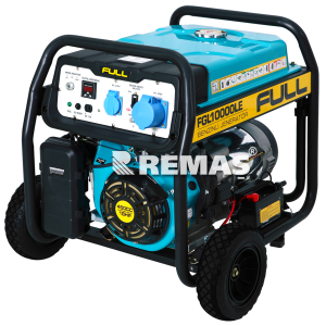 FULL FGL 10000 LE Marşlı 10 kVA Monofaze Benzinli Jeneratör
