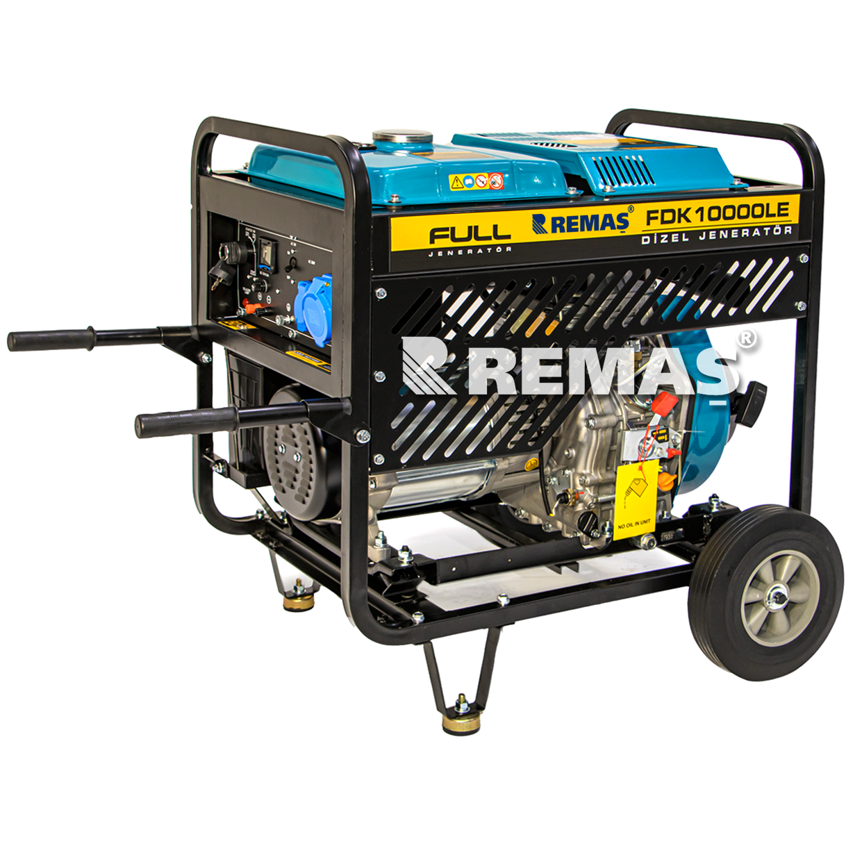 FULL FDK 10000 LE Marşlı 9,4 kVA Monofaze Dizel Jeneratör