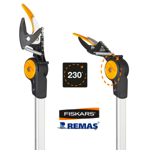 Fiskars Power Gear UPX86 Teleskopik Yüksek Dal Budama Makası