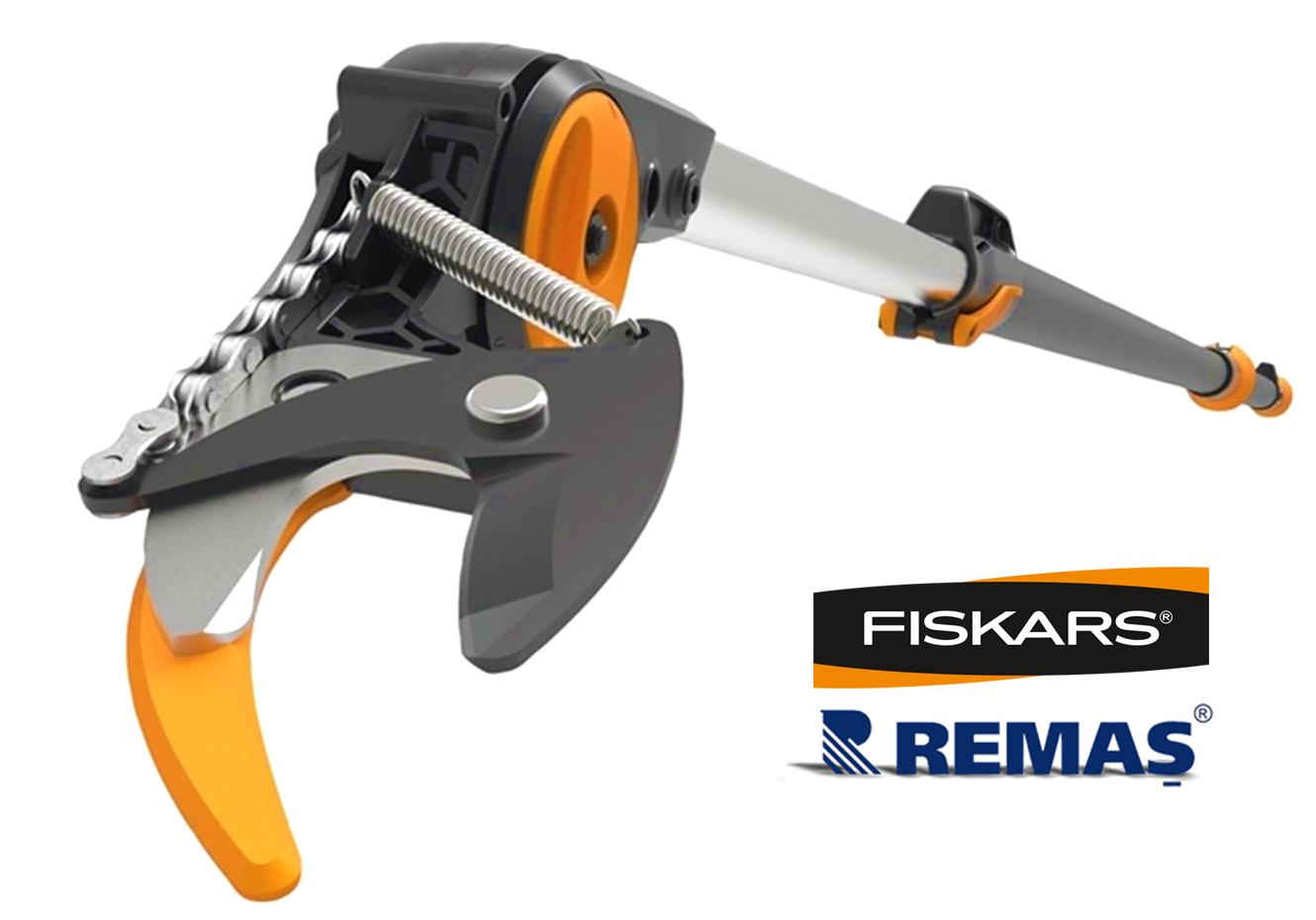 Fiskars Power Gear UPX86 Teleskopik Yüksek Dal Budama Makası